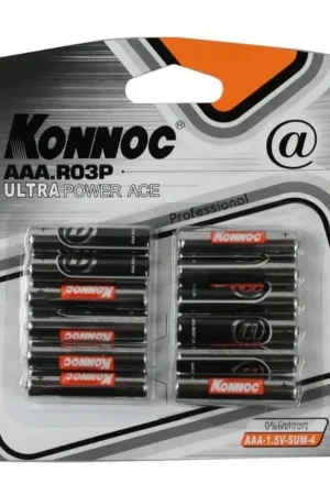 Aanbieding Konnoc Batterij Mini Penlite LR3 AAA 12 stuks